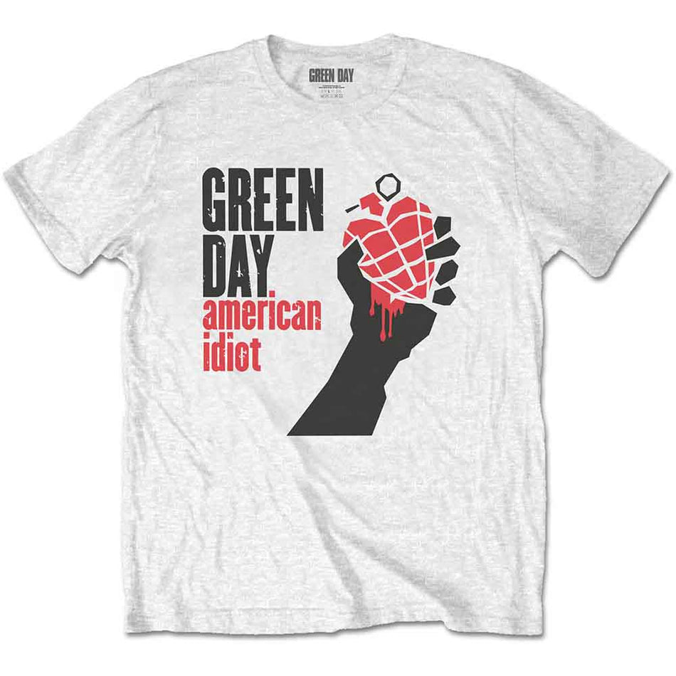 Green Day American Idiot White