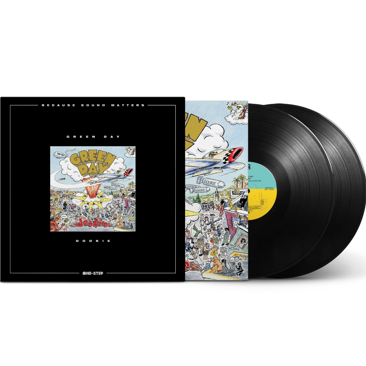Green Day Dookie (ONE-STEP Vinyl) (Indie Exclusive, Limited Edition, Gatefold LP Jacket, Foil Embossed / Foil Stamped)