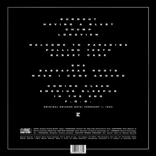 Green Day Dookie (ONE-STEP Vinyl) (Indie Exclusive, Limited Edition, Gatefold LP Jacket, Foil Embossed / Foil Stamped)