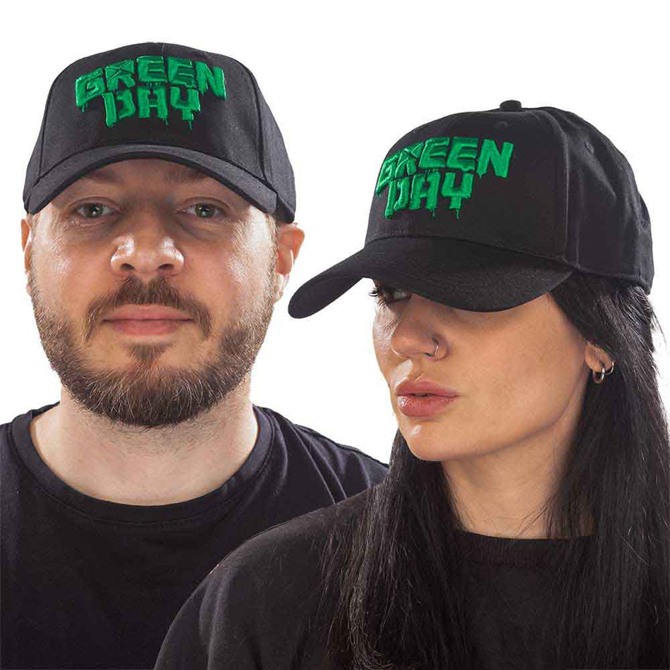 Green Day Dripping Logo Black