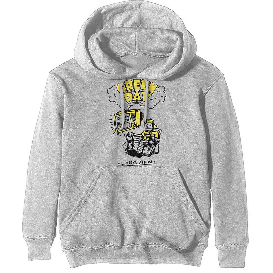 Green Day Longview Doodle White