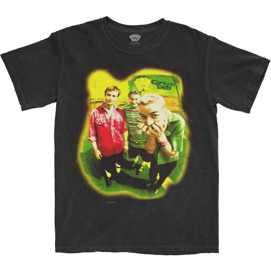 Green Day Neon Photo Black