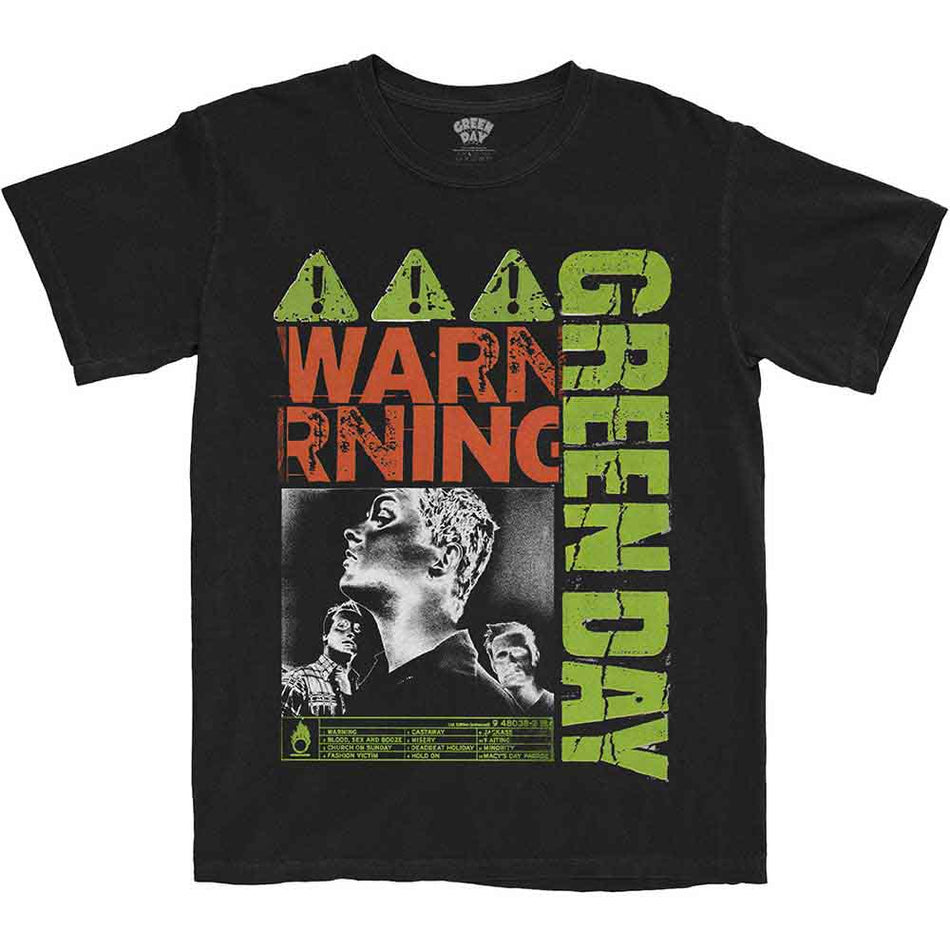 Green Day Warning Black