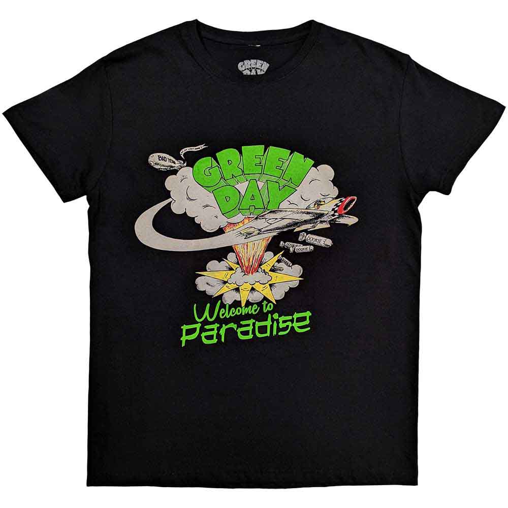 Green Day Welcome to Paradise Black
