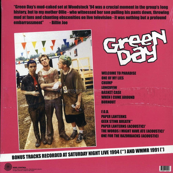 Green Day Woodstock 1994: US T.V. Broadcast (Bonus Tracks) [Import]