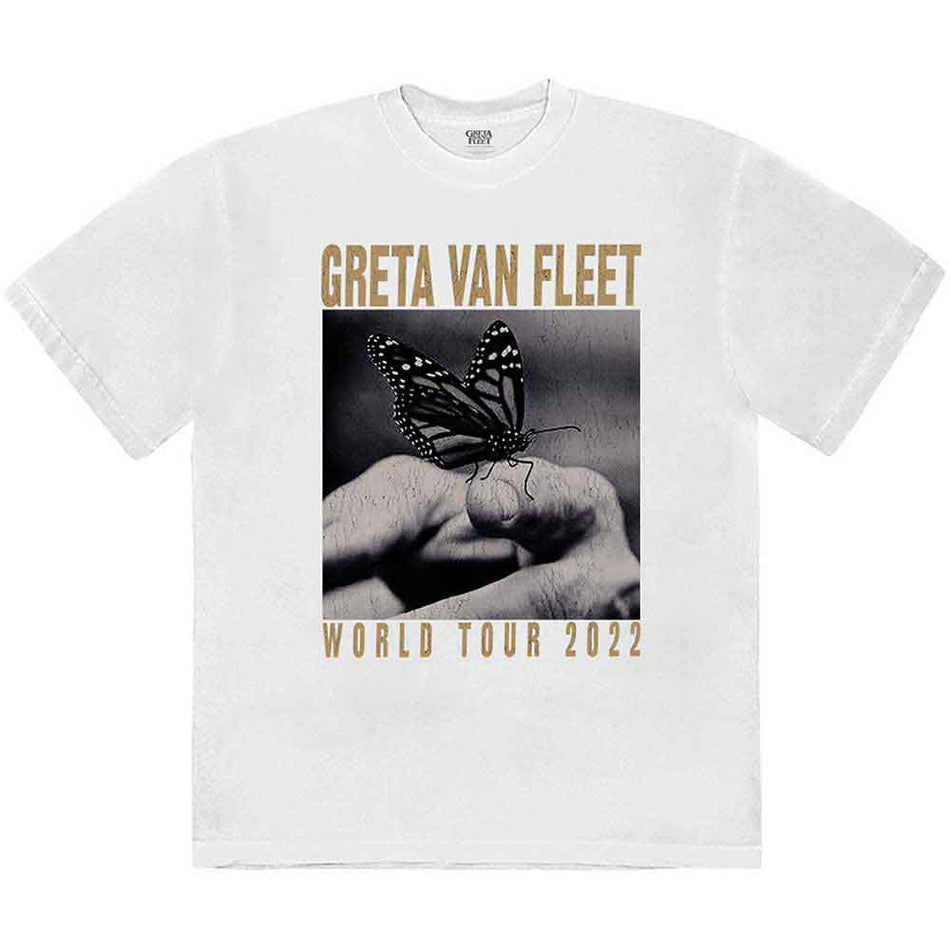 Greta Van Fleet World Tour Butterfly White