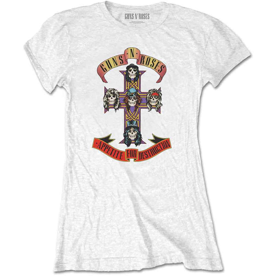 Guns N' Roses Appetite for Destruction White