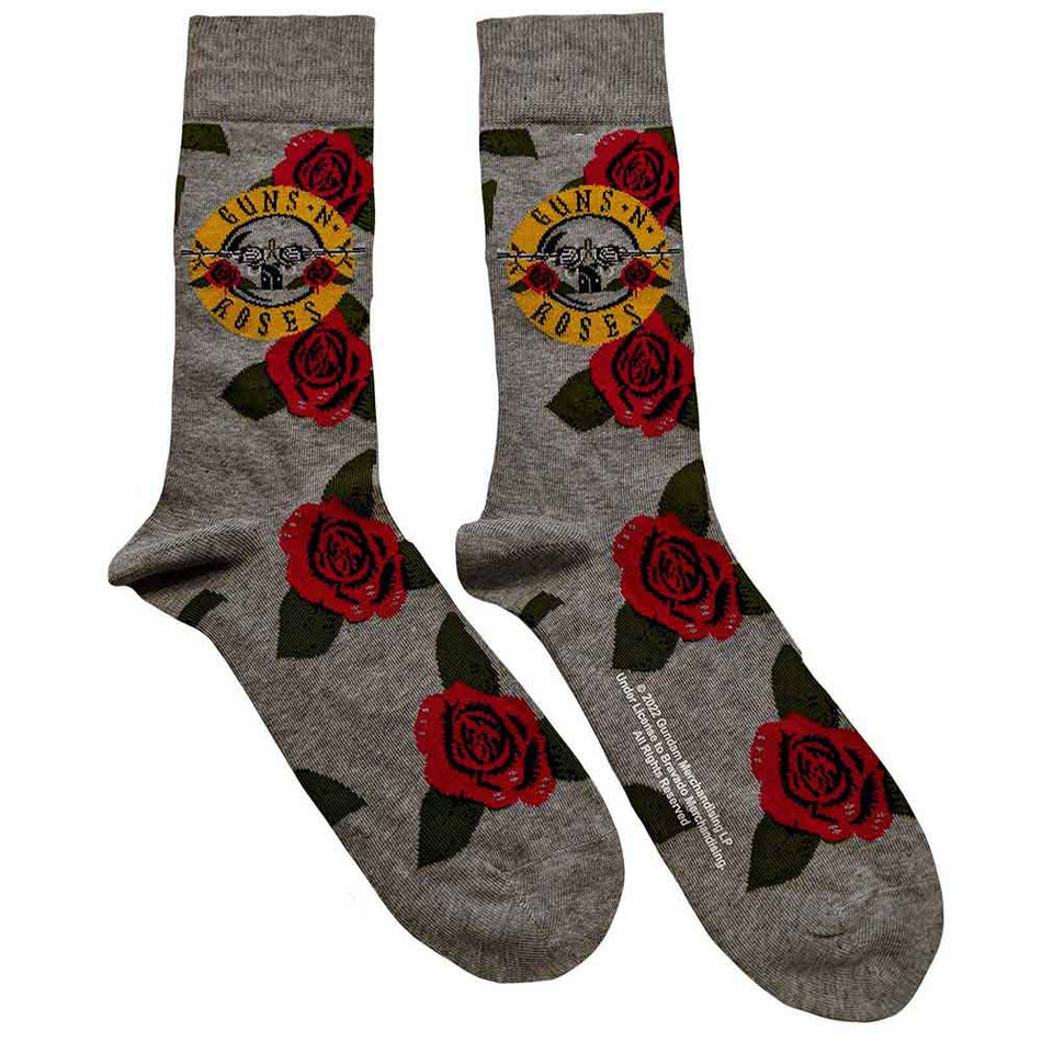 Guns N' Roses Bullet Roses Grey