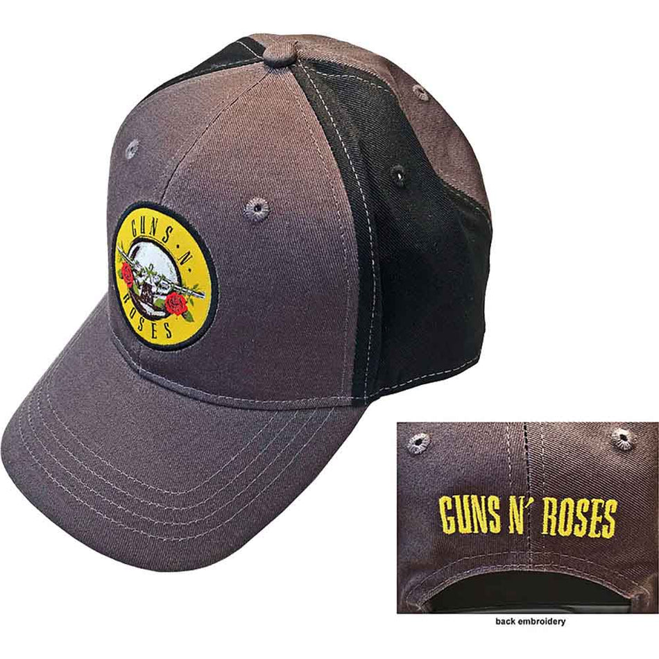 Guns N' Roses Circle Logo Black, Grey
