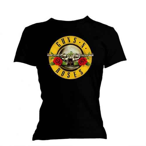 Guns N' Roses Classic Bullet Logo Black