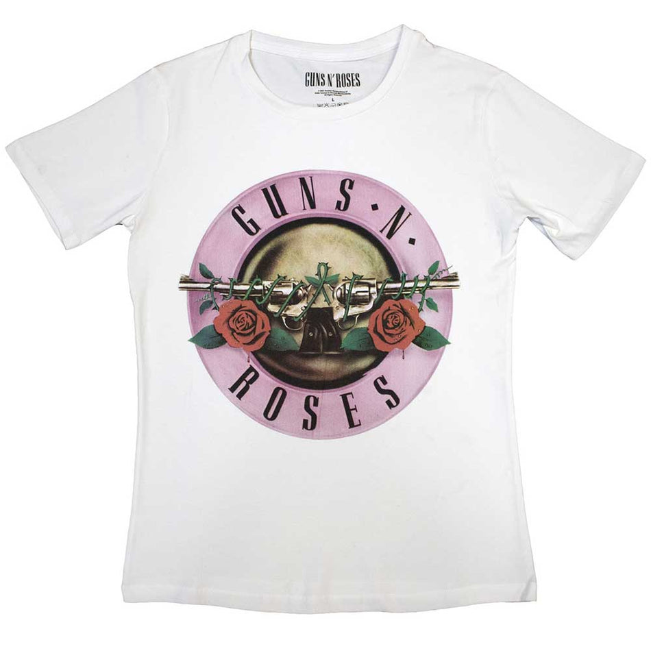 Guns N' Roses Classic Logo White