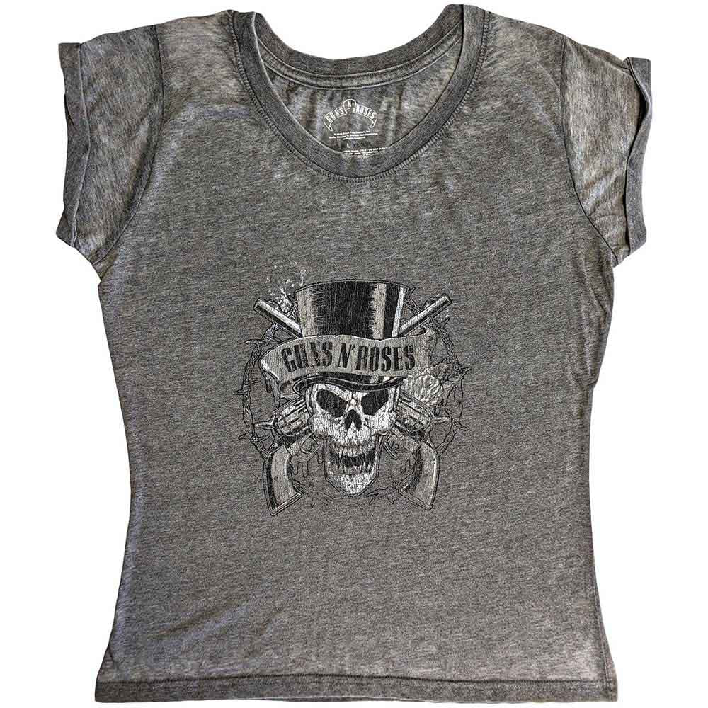Guns N' Roses Faded Skull Grey