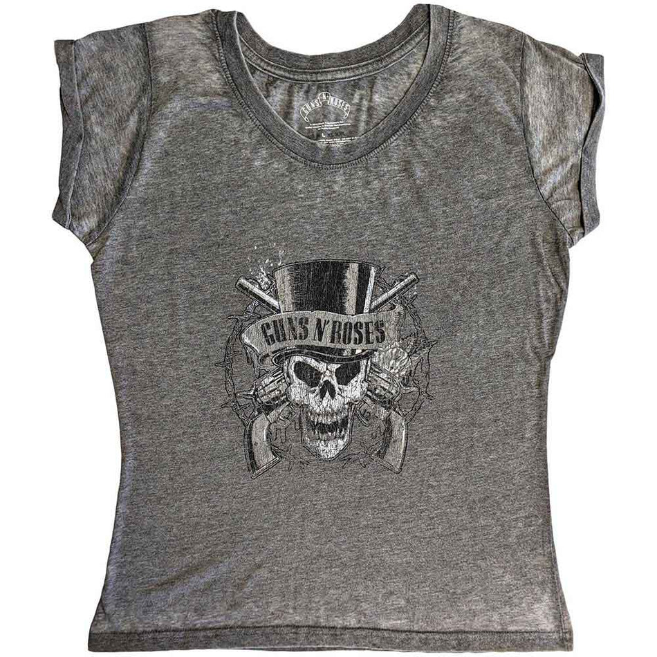 Guns N' Roses Faded Skull Grey