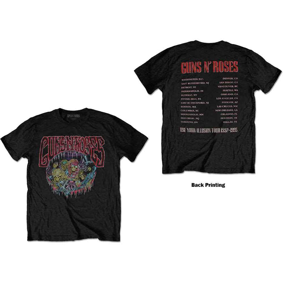 Guns N' Roses Illusion Tour Black