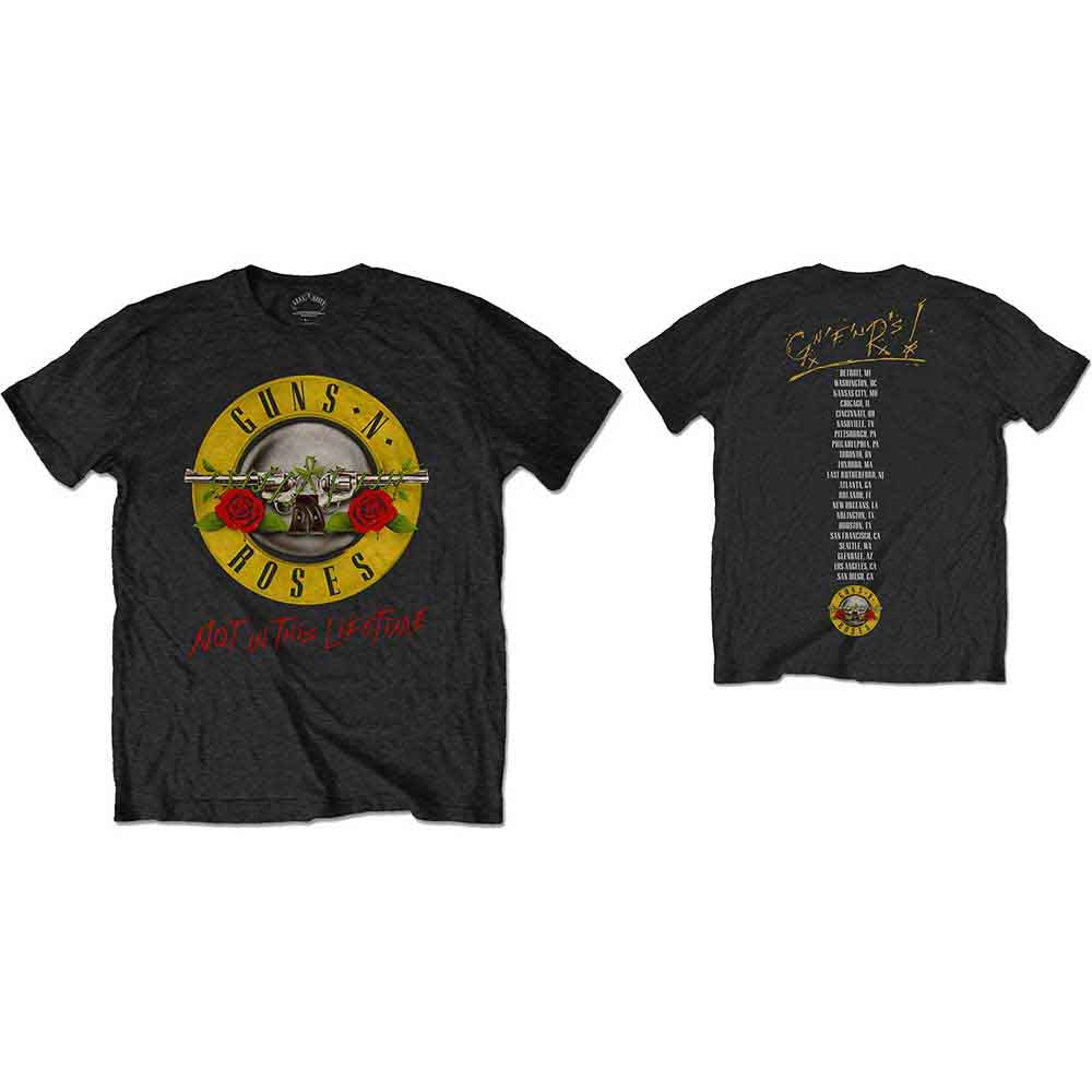 Guns N' Roses Not in this Lifetime Tour Black