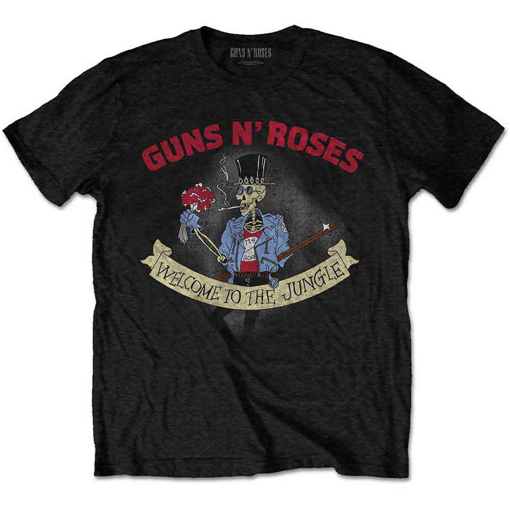 Guns N' Roses Skeleton Vintage Black
