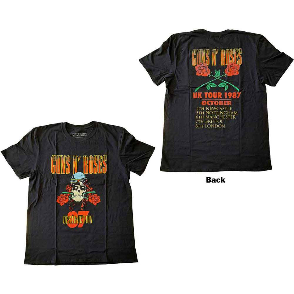Guns N' Roses UK Tour '87 Black