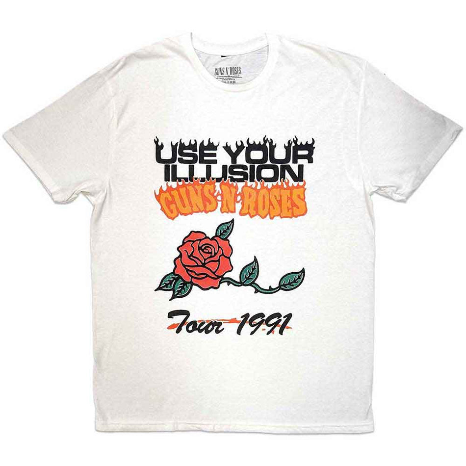 Guns N' Roses Use Your Illusion Tour 1991 White