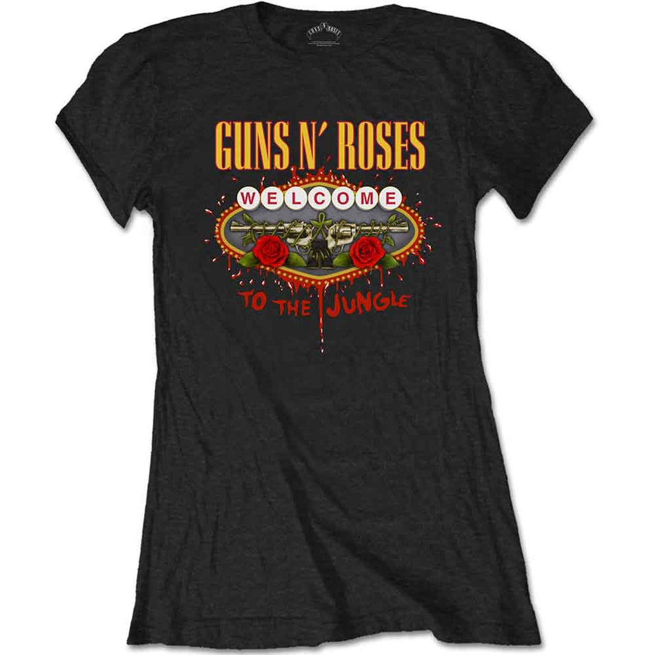 Guns N' Roses Welcome to the Jungle Black