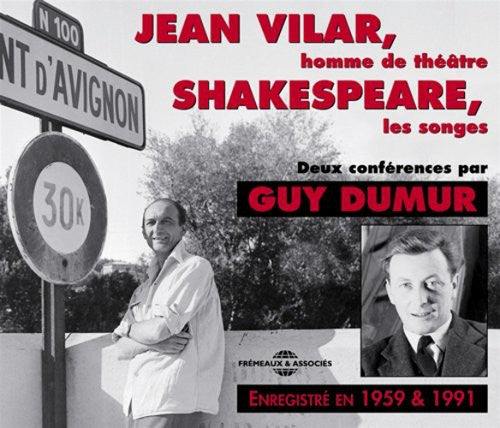 Guy Dumur Jean Vilar/Shakespeare, Les Songs: 2 Conference - 2-Disc CD Album