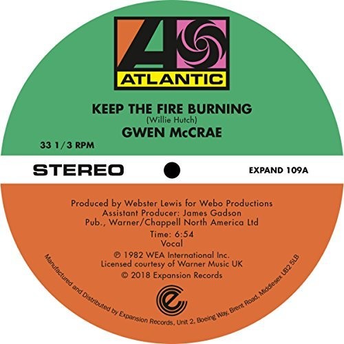 Gwen Mccrae Keep The Fire Burning / Funky Sensation - Record Album - Vinyl LP