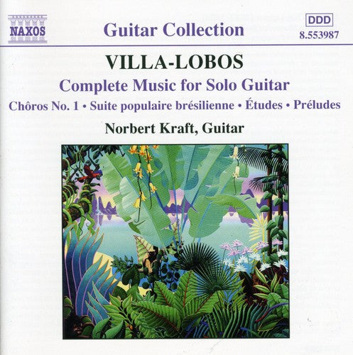H. Villa-Lobos Complete Music for Solo Guitar - CD Album