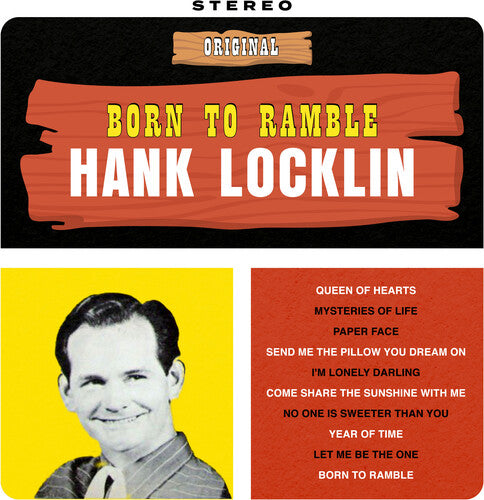 Hank Locklin Born to Ramble - CD Album