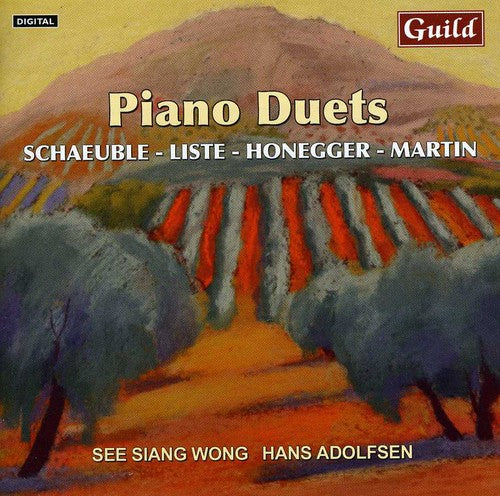 Hans Adolfsen Piano Duets By List Honegger Schaeuble - CD Album