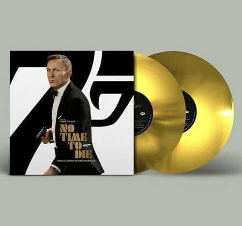 Hans Zimmer No Time to Die (Original Motion Picture Soundtrack) (Limited Edition) (Gold Vinyl) - Double Record Album - Vinyl LP