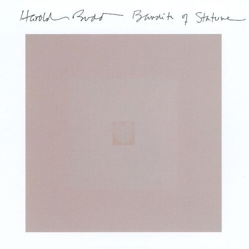 Harold Budd Bandits of Stature - Record Album - Vinyl LP