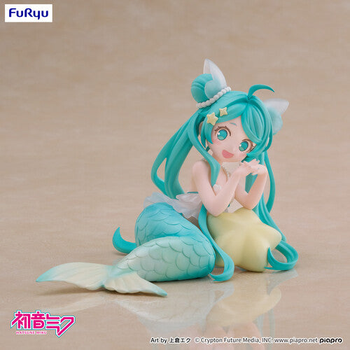 Hatsune Miku Desktop Fairy Mermaid Princess Stat Furyu - Hatsune Miku Desktop Fairy Hatsune Miku Mermaid Princess Statue - Collectible