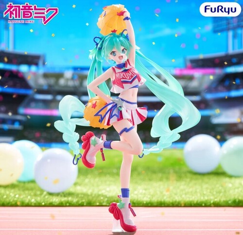 Hatsune Miku Muchute - Cheerleader Ver. Statue Furyu - Hatsune Miku Muchute - Cheerleader Ver. Statue - Collectibles