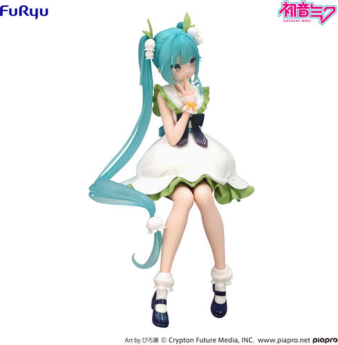 Hatsune Miku Noodle Stopper Flower Fairy Lily Stat Furyu - Hatsune Miku Noodle Stopper Flower Fairy Lily of the Valley Statue - Collectible