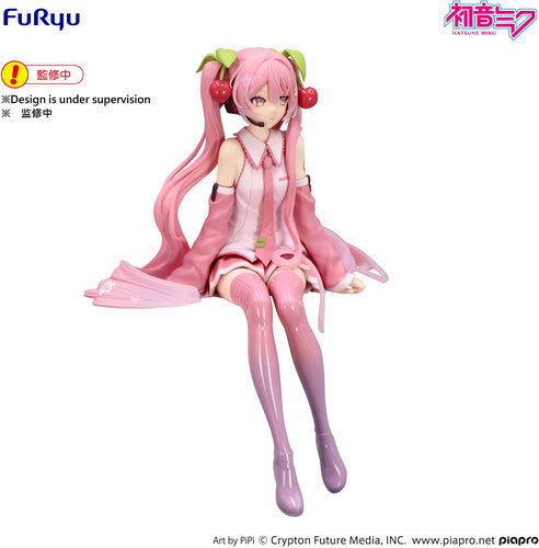 Hatsune Miku Noodle Stopper Sakura Miku 2026 Stat Furyu - Hatsune Miku Noodle Stopper Sakura Miku 2026 Statue - Collectibles