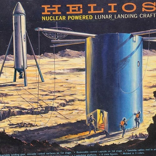Helios Lunar Model Helios Nuclear Powered Lunar Landing Craft 1:156 Scale Model Kit
