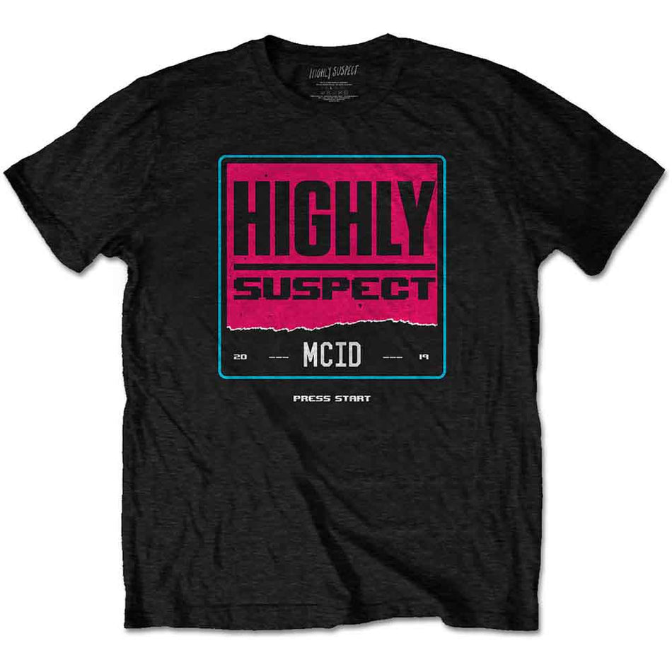 Highly Suspect Press Start Black