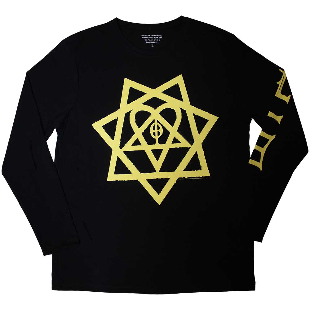 Him Heartagram Honeycomb Black