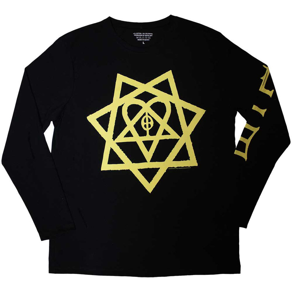 Him Heartagram Honeycomb Black