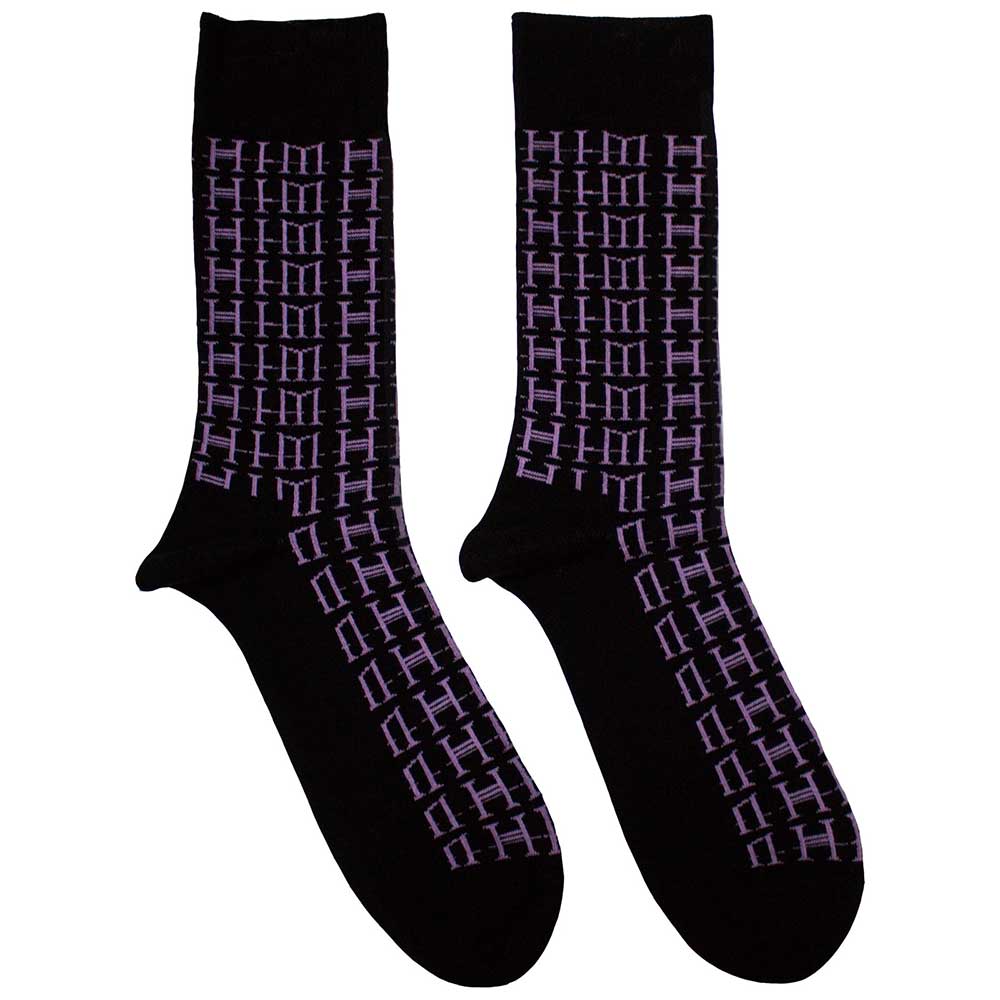 Him Logo Repeat Black