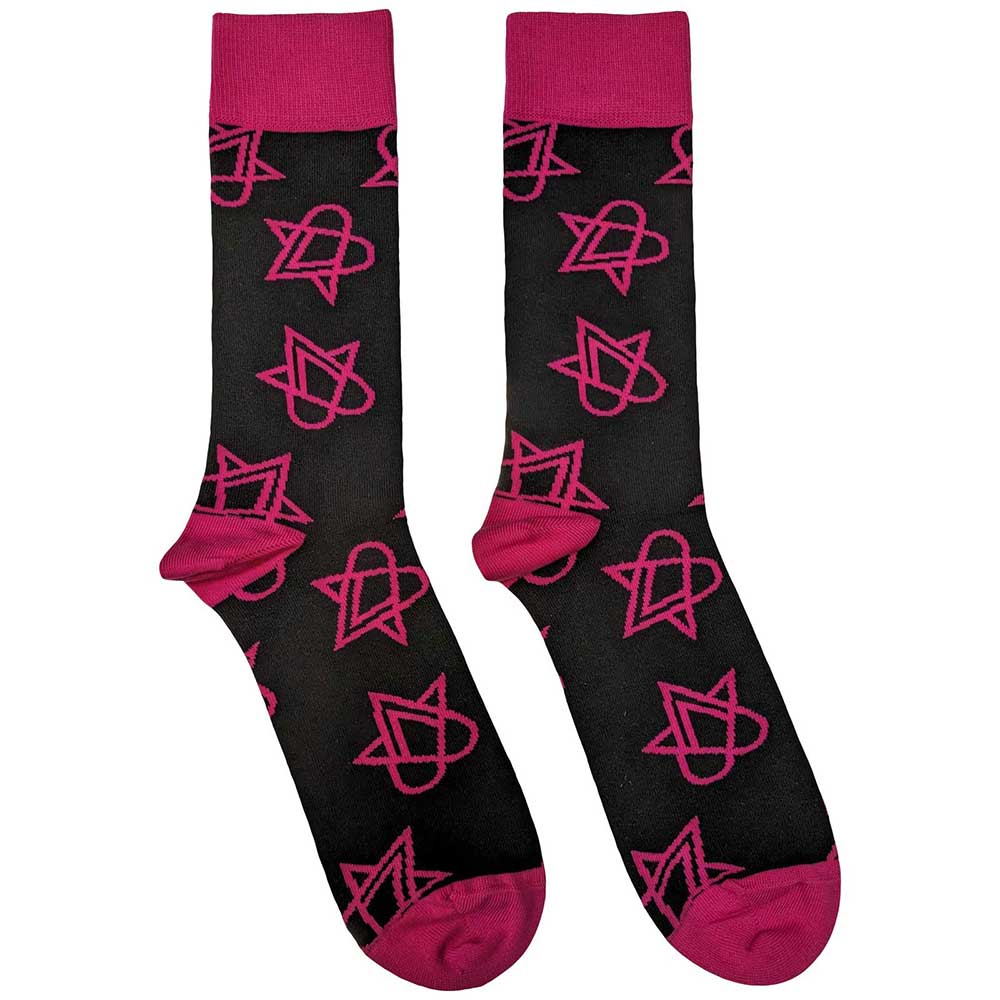 Him Mini Pink Heartagrams Black