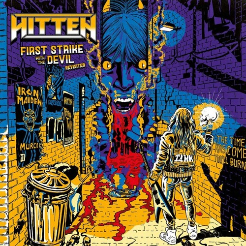 Hitten First Strike With The Devil - Revisited - Mustard - Double Record Album - Vinyl LP