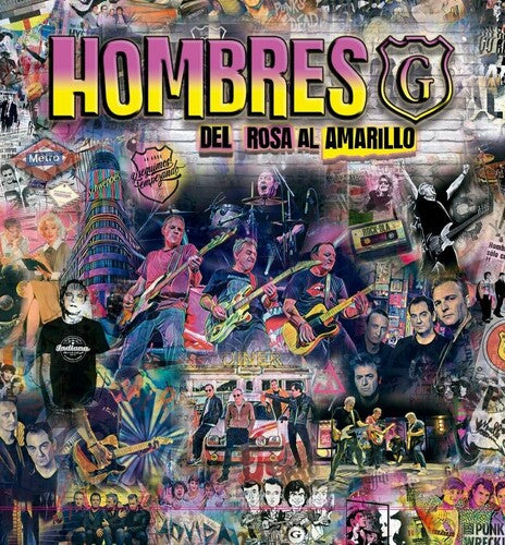 Hombres G Del Rosa Al Amarillo - Double Record Album - Vinyl LP