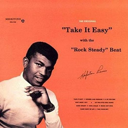 Hopeton Lewis Take It Easy With The Rock Steady Beat - Record Album - Vinyl LP