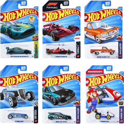 Hot Wheels Hot Wheels Basic 1:64 Car 72-Piece F Assortment - 72-Piece Set