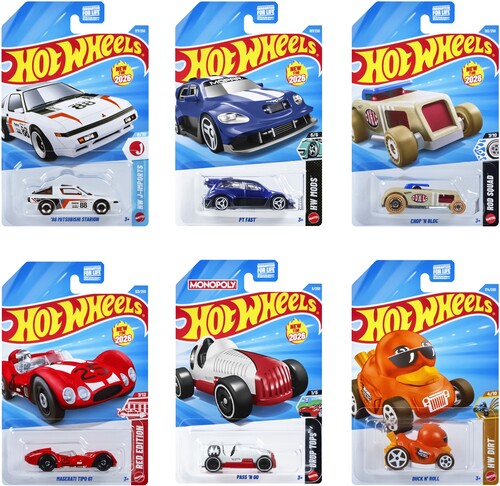 Hot Wheels Hot Wheels Basic 1:64 Car 72-Piece J Assortment - 72-Disc Record Album - Vinyl LP
