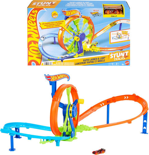 Hot Wheels Hot Wheels Stunt Tracks Rapid Launch & Loop Track Set - CD Album