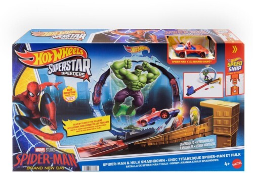 Hot Wheels Hot Wheels Superstar Speeders Spider-Man & Hulk Smashdown - CD Album