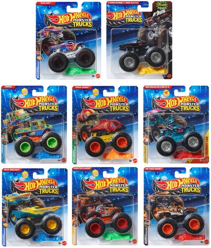 Hot Wheels Monster Trucks Hot Wheels Monster Trucks 1:64 8-Piece A Assortment - 8-Disc CD Album