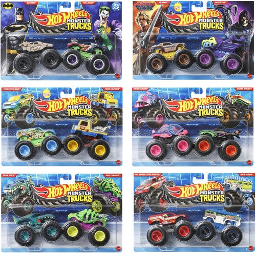 Hot Wheels Monster Trucks Hot Wheels Monster Trucks 1:64 Demo Doubles 2-Pack 8-Piece C Assortment - 8-Disc CD Album