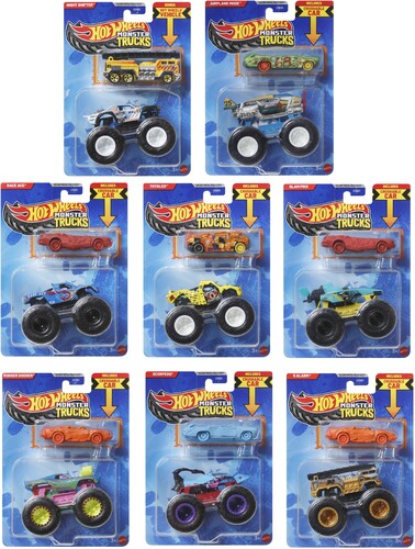 Hot Wheels Monster Trucks Hot Wheels Monster Trucks Die-Cast & Truck 8-Piece S Assortment